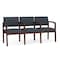 Lesro Lenox 3 Seat Tandem Seating W/ Arms, 65 in W 26 in L 31.5 in H LW3103 - alternate 1